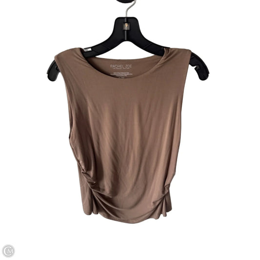 Top Sleeveless By Rachel Zoe In Tan, Size: Xl