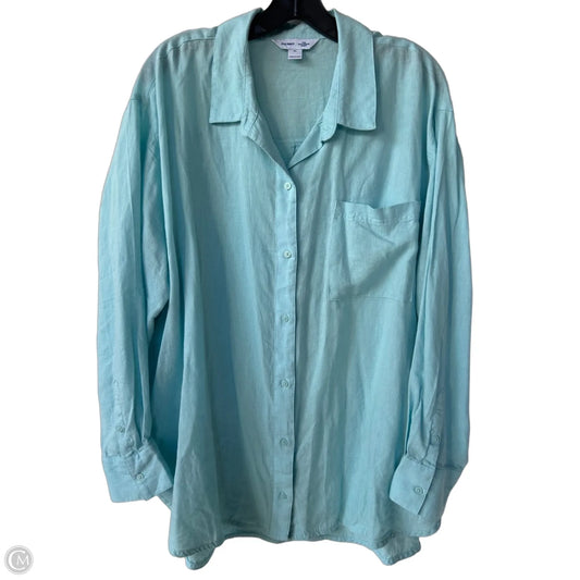 Top Long Sleeve By Old Navy In Blue, Size: Xl
