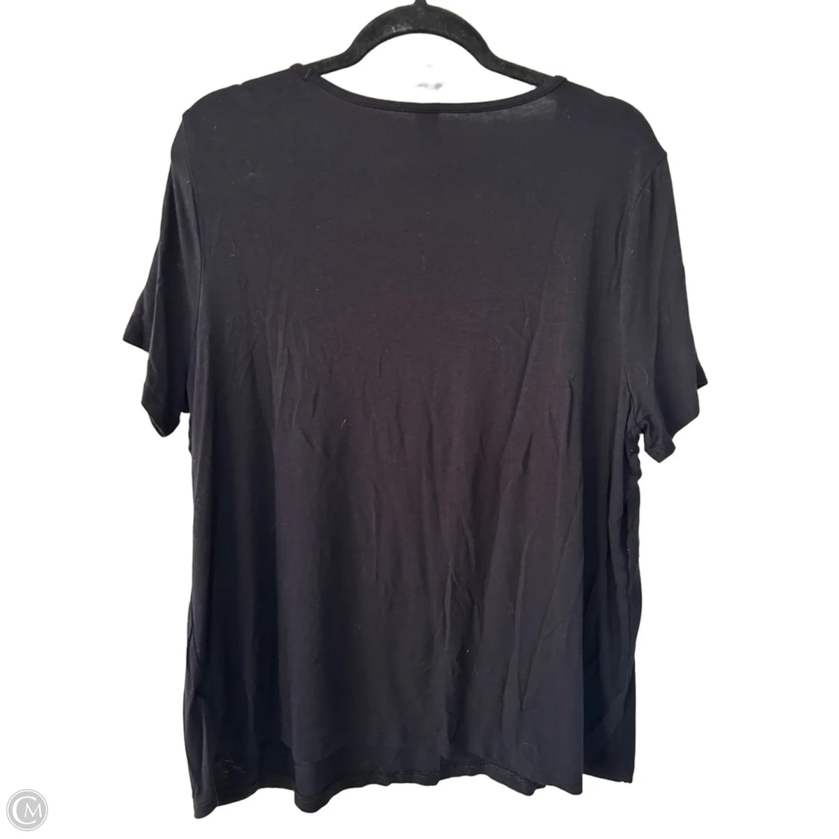 Top Short Sleeve Basic By Old Navy In Black, Size: Xl