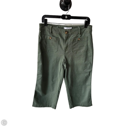 Pants Wide Leg By Loft In Green, Size: 8p