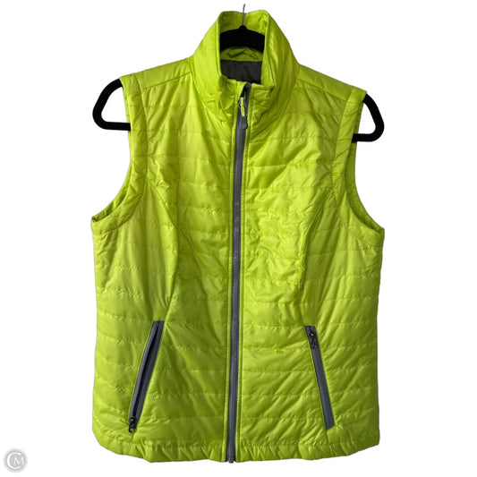 Vest Puffer & Quilted By Clothes Mentor In Yellow, Size: M