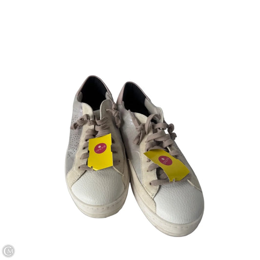 Shoes Sneakers By P448 In Grey & Pink, Size: 7.5