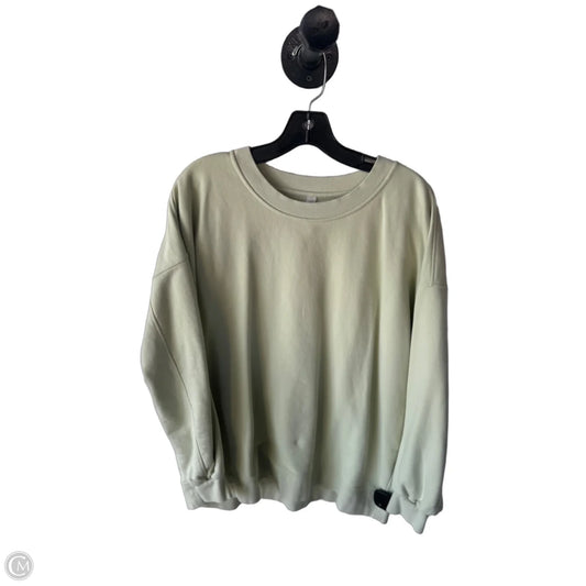 Athletic Sweatshirt Crewneck By Lululemon In Green, Size: L