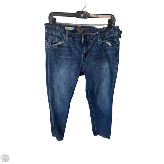 Jeans Boyfriend By Kut In Blue Denim, Size: 12