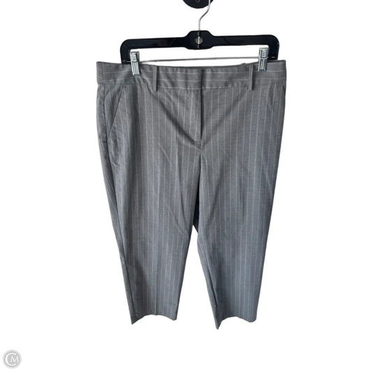 Pants Dress By Loft In Grey & White, Size: 10