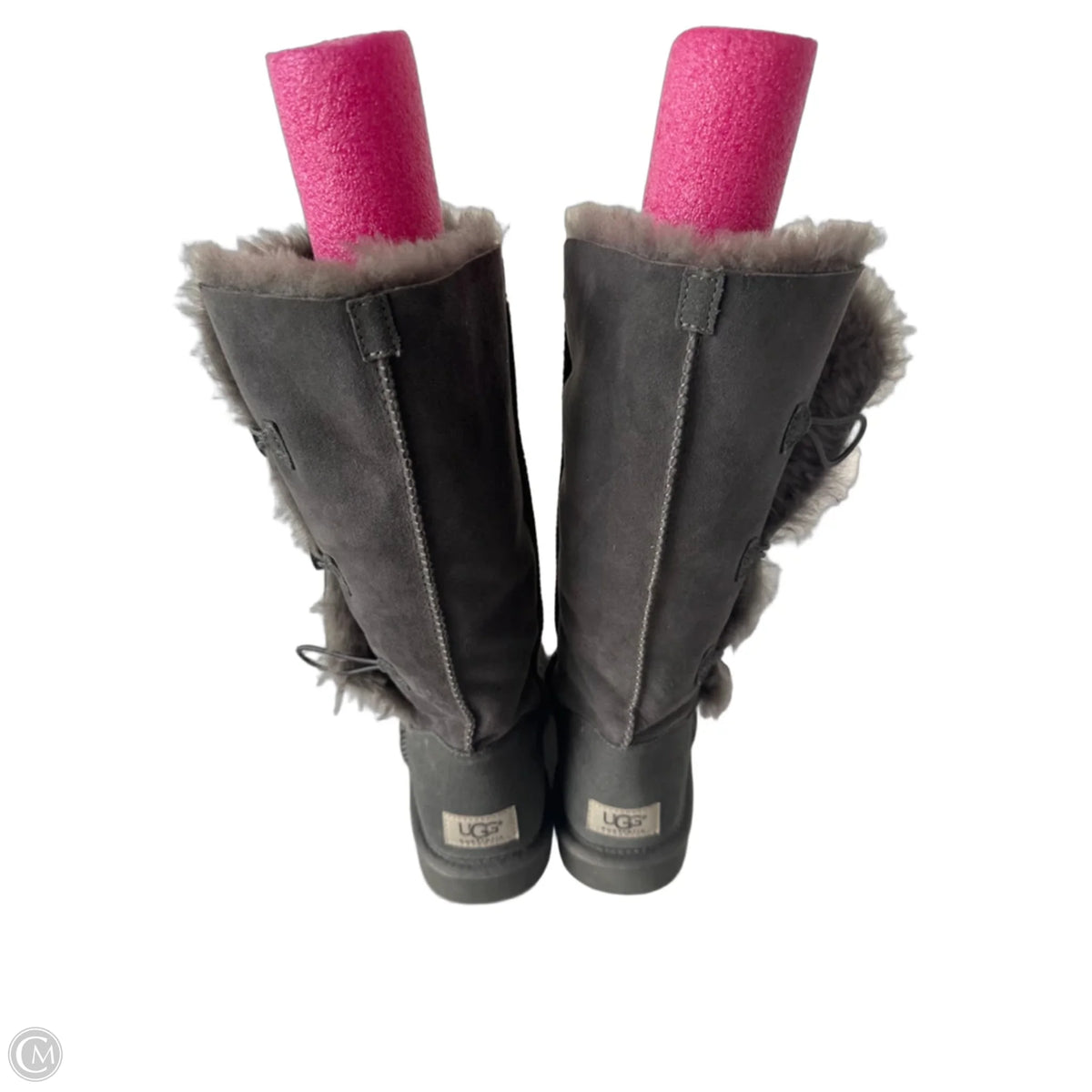 Boots Designer By Ugg In Grey, Size: 8
