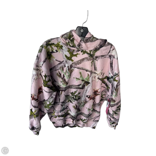 Sweatshirt Hoodie By Pacsun In Green & Pink, Size: Xxs
