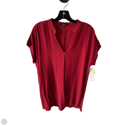 Dress Casual Short By Madewell In Red, Size: M