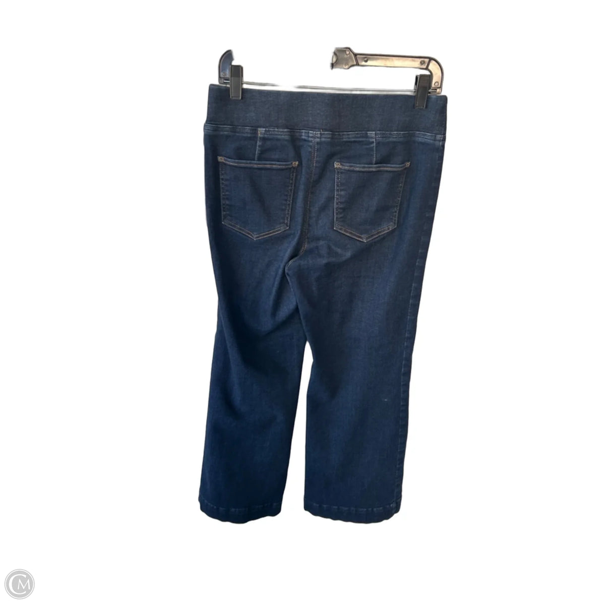 Jeans Flared By Talbots In Blue Denim, Size: S