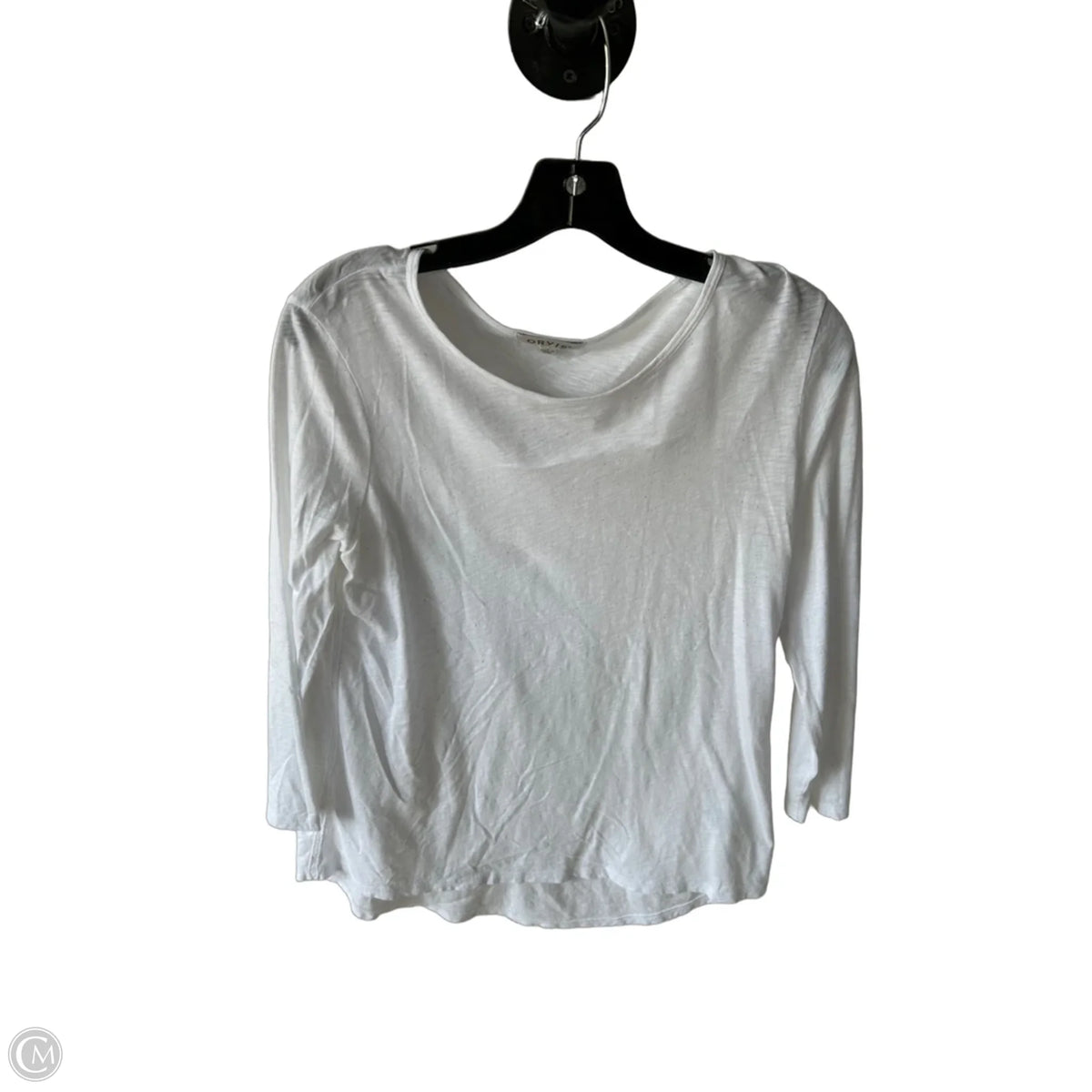 Top 3/4 Sleeve Basic By Orvis In White, Size: S