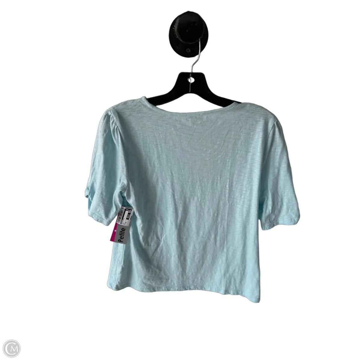 Top Short Sleeve Basic By Talbots In Blue, Size: Mp