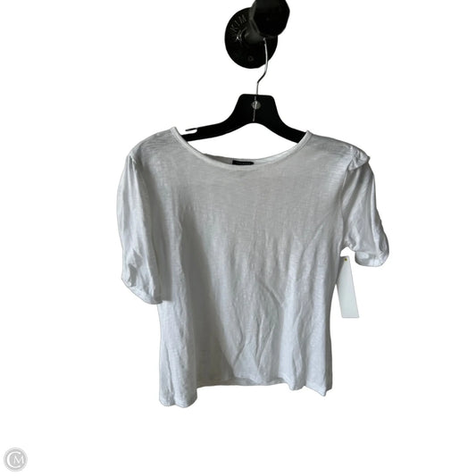 Top Short Sleeve Basic By Talbots In White, Size: Mp