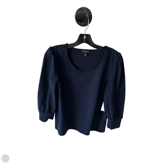Top 3/4 Sleeve By Talbots In Nautical Print, Size: Mp