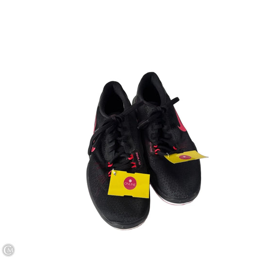 Shoes Athletic By Nike In Black & Pink, Size: 6.5