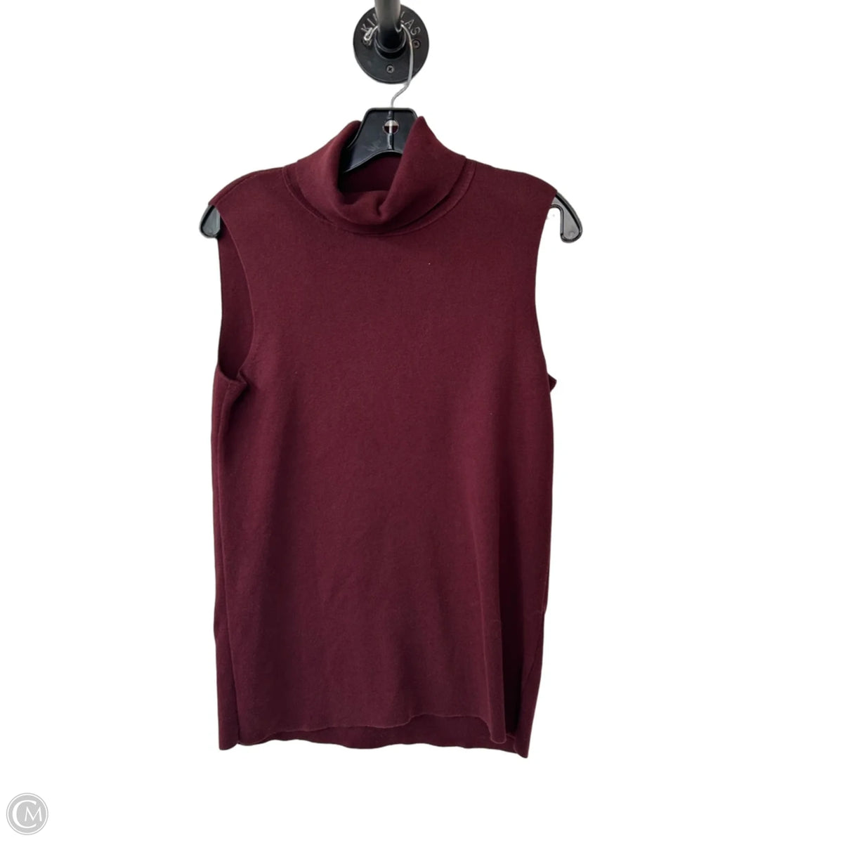 Vest Sweater By Talbots In Red, Size: Mp