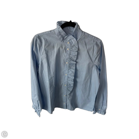 Top Long Sleeve By J. Crew In Blue, Size: S