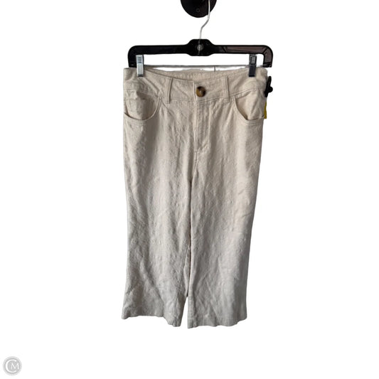 Jeans Wide Leg By Pilcro In Cream Denim, Size: 6