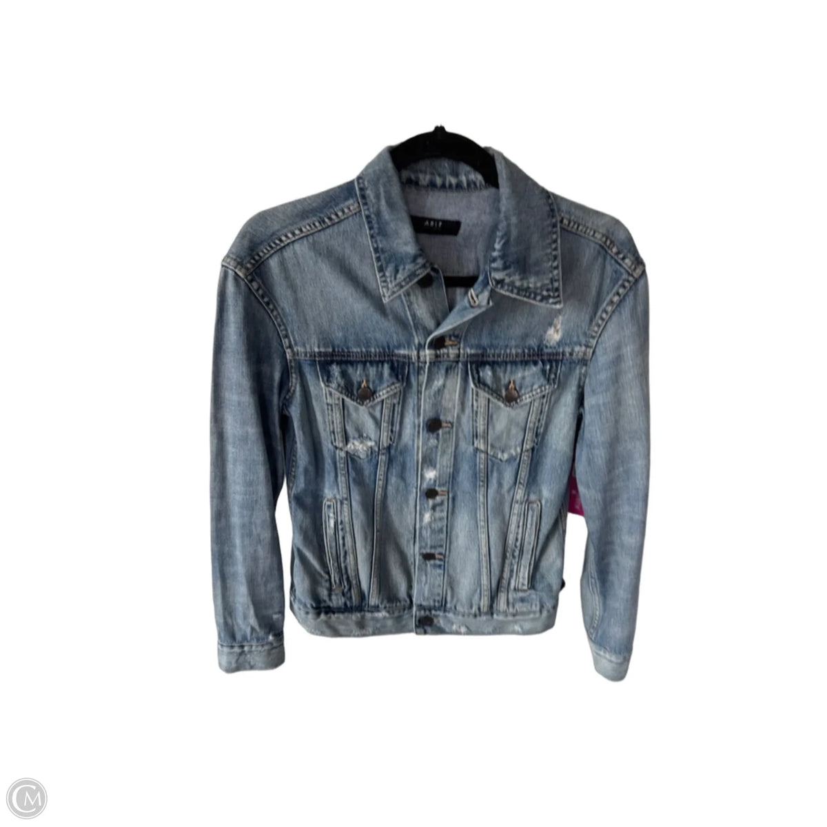 Jacket Denim By Able In Blue Denim, Size: S
