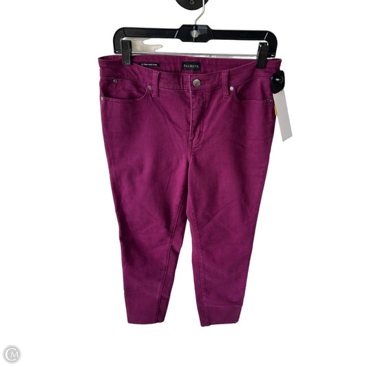 Jeans Straight By Talbots In Purple Denim, Size: 6