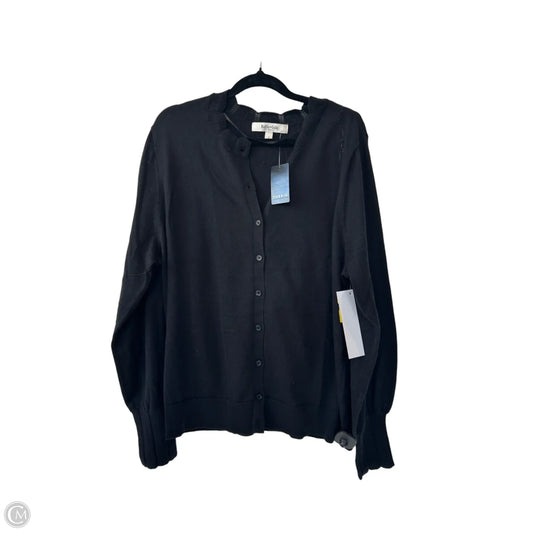 Sweater Cardigan By Torrid In Black, Size: 1x