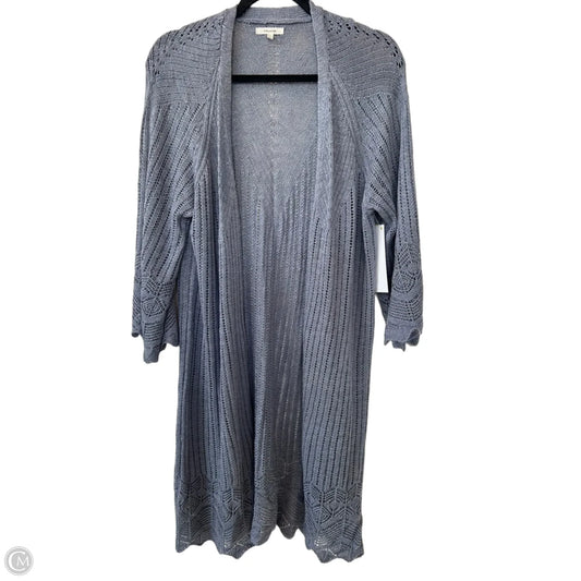 Sweater Cardigan By Maurices In Blue, Size: Xl