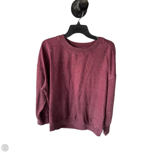 Sweatshirt Crewneck By Studio Y In Purple, Size: Xl