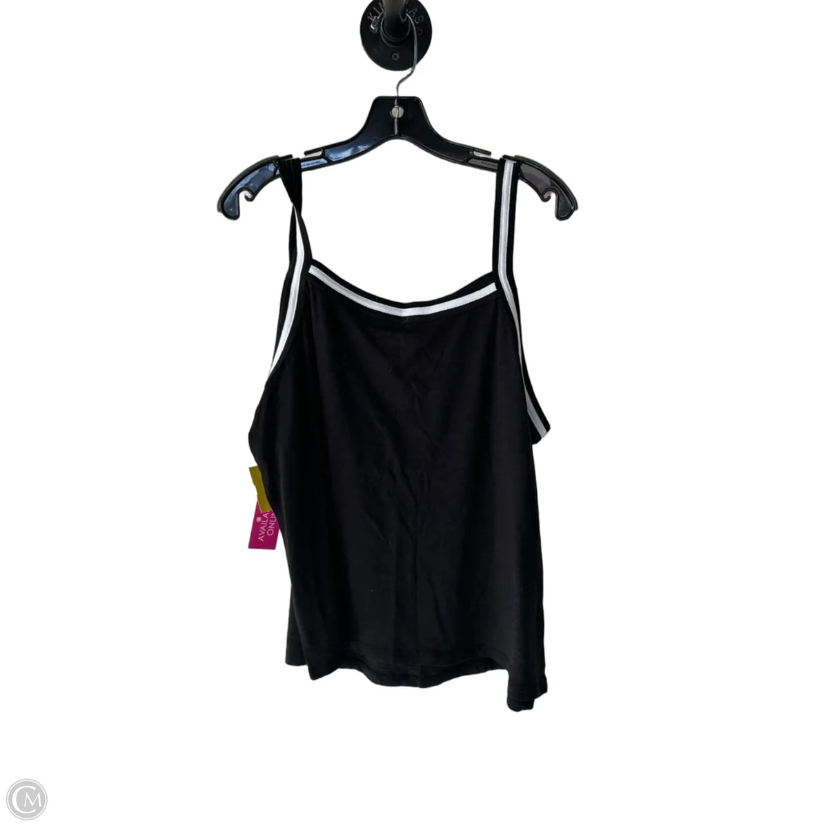 Top Sleeveless Basic By Torrid In Black & White, Size: 1x