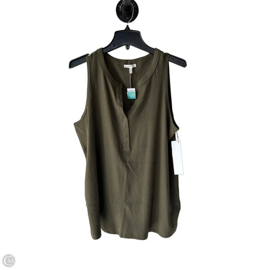 Top Sleeveless Basic By Maurices In Green, Size: 1x