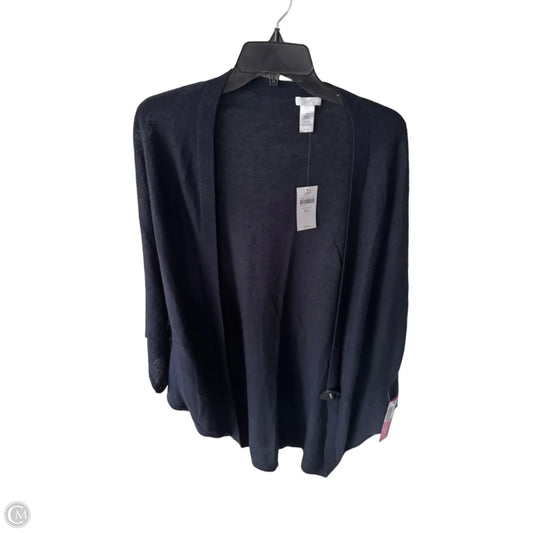 Sweater Cardigan By J. Jill In Navy, Size: M