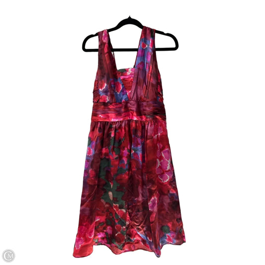 Dress Party Short By Banana Republic In Purple & Red, Size: S