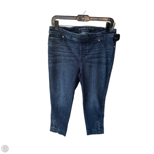 Jeans Jeggings By Chicos In Blue Denim, Size: 6