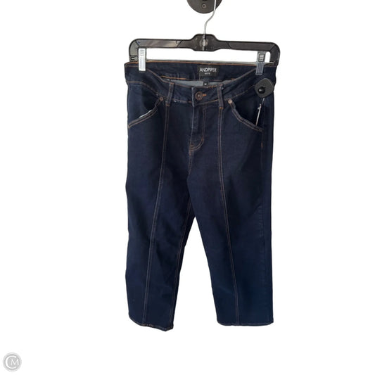 Jeans Wide Leg By Clothes Mentor In Blue Denim, Size: 8p