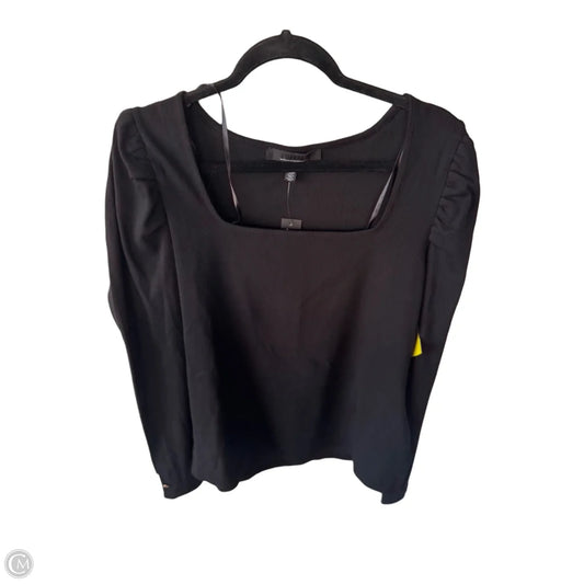 Top Long Sleeve By White House Black Market In Black, Size: Xl