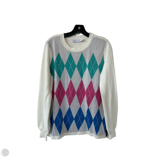 Sweater By New York And Co In Blue & White, Size: Xl