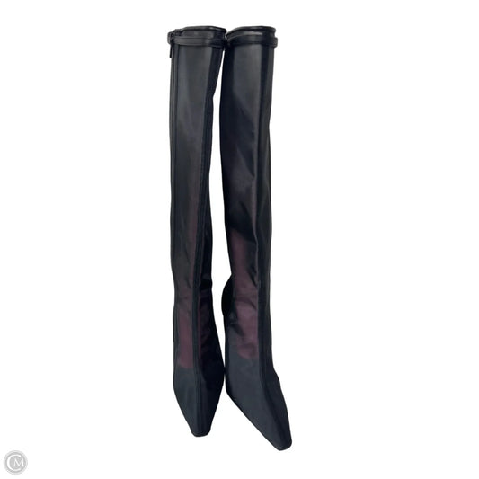 Boots Knee Heels By Gianni Bini In Black, Size: 9
