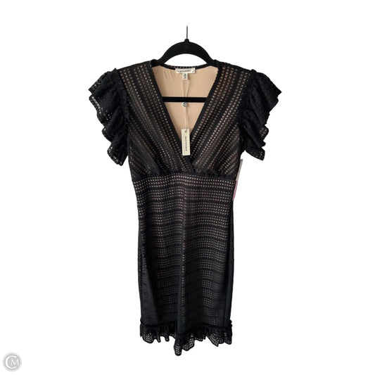 Dress Party Midi By Max Studio In Black & Tan, Size: Xs