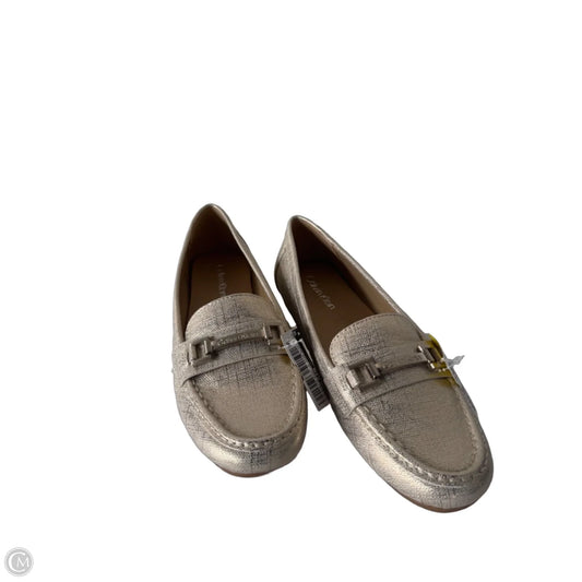 Shoes Flats By Calvin Klein In Gold, Size: 8.5