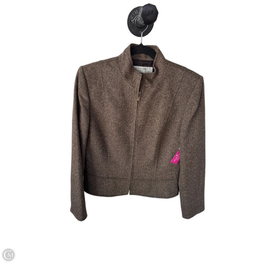 Blazer By Tahari By Arthur Levine In Brown, Size: M