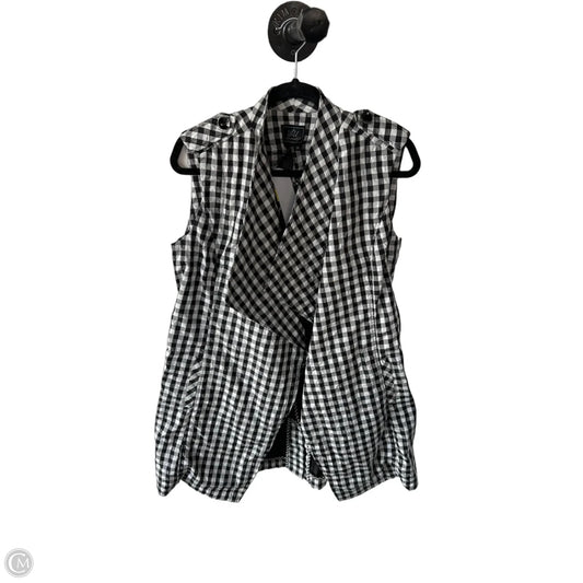 Vest Other By Clothes Mentor In Black & White, Size: M
