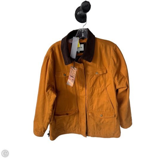 Jacket Other By Orvis In Brown & Yellow, Size: Xl