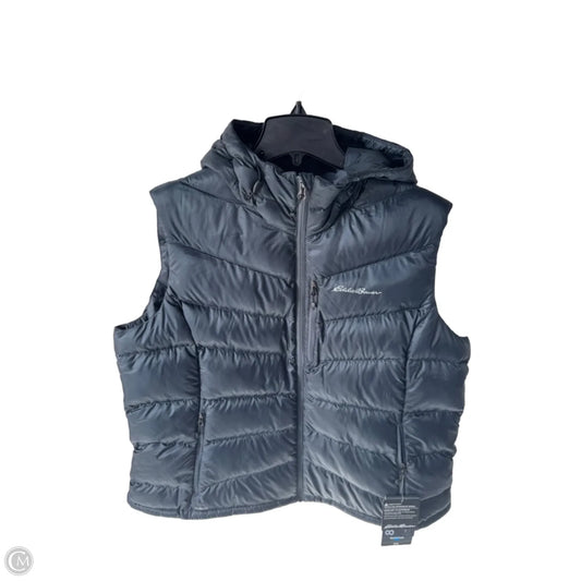 Vest Puffer & Quilted By Eddie Bauer In Grey, Size: 2x