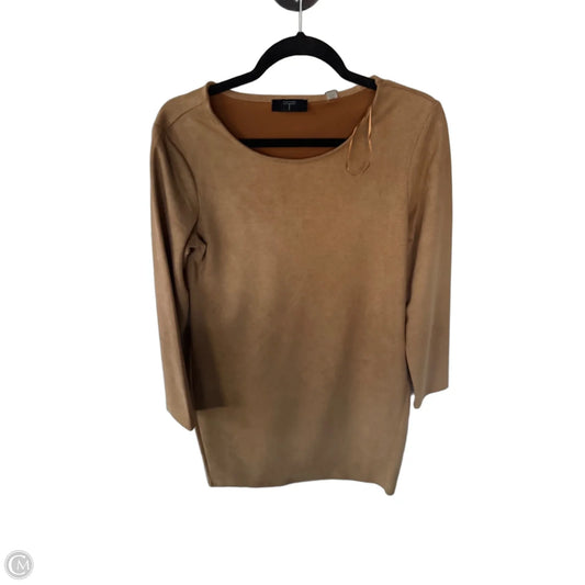 Dress Work By T Tahari In Tan, Size: M