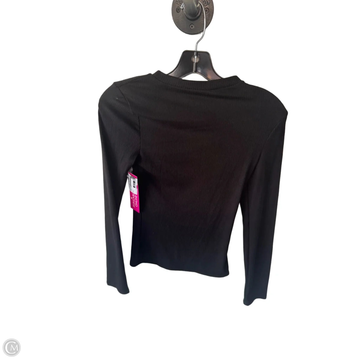 Top Long Sleeve Basic By Express In Black, Size: S