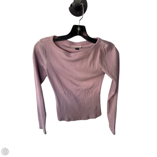 Top Long Sleeve Basic By Universal Thread In Pink, Size: Xs
