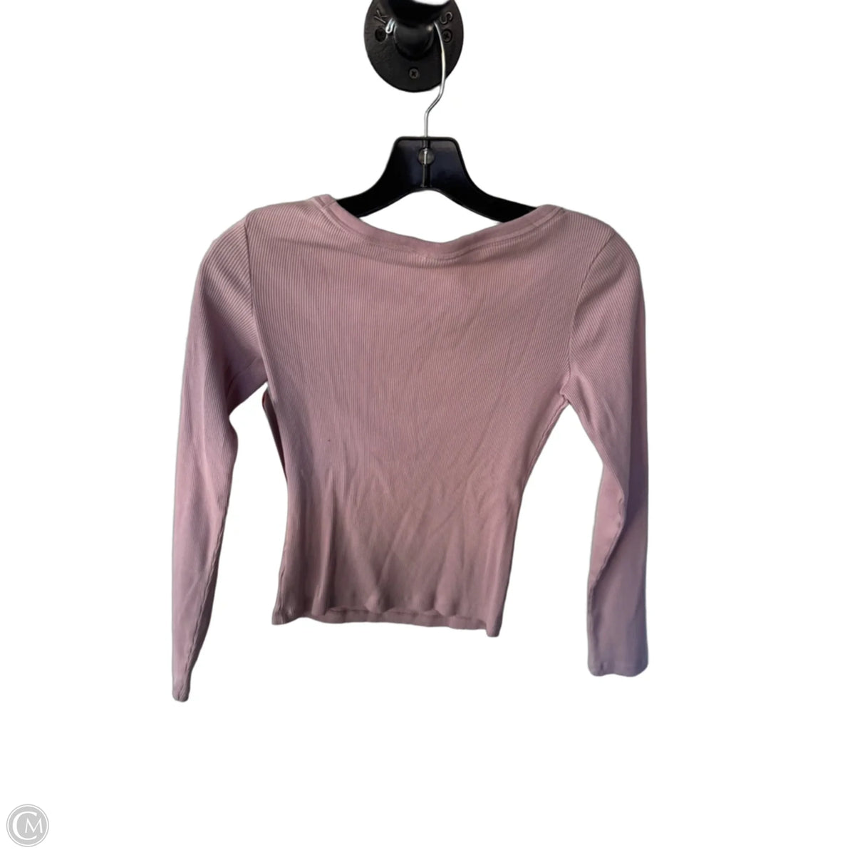 Top Long Sleeve Basic By Universal Thread In Pink, Size: Xs