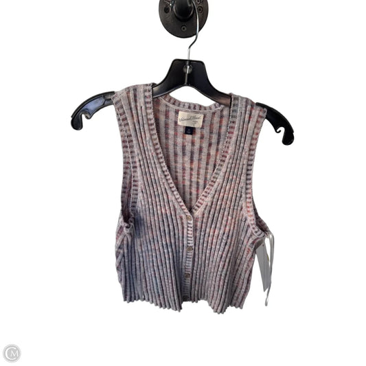 Vest Sweater By Universal Thread In Blue & White, Size: Xs