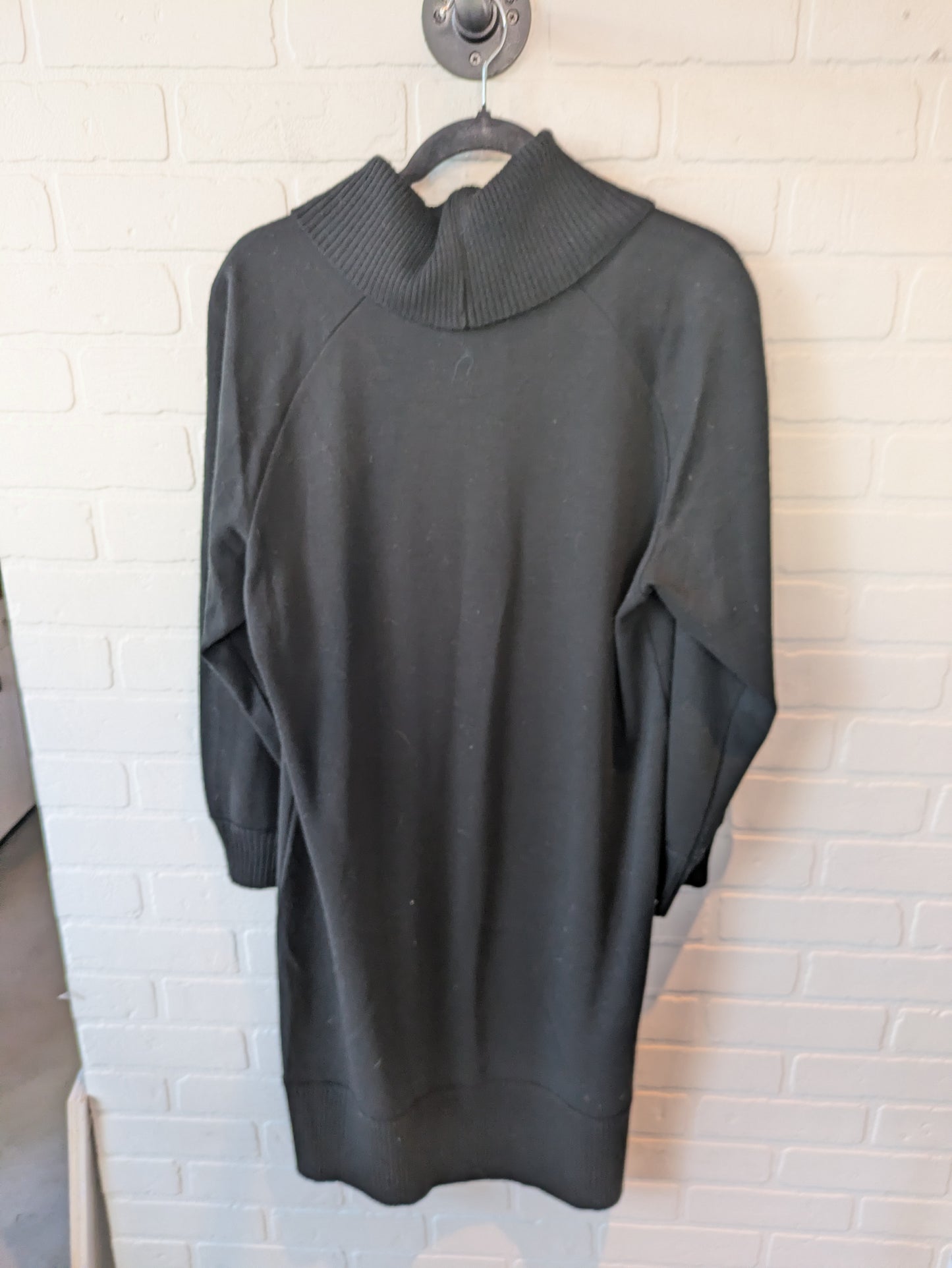 Dress Sweater By Nina Leonard In Black, Size: L