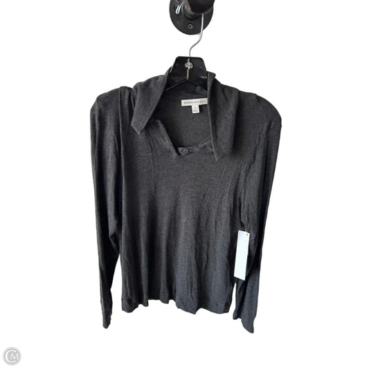Top Long Sleeve By Banana Republic In Grey, Size: L