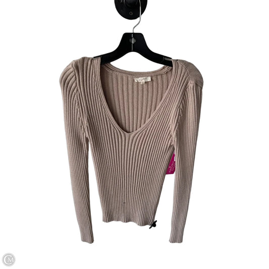 Sweater By Mystree In Tan, Size: L