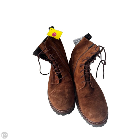 Boots Mid-calf Flats By Josef Seibel In Brown, Size: 11.5